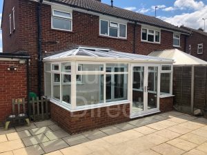 Edwardian Conservatory with French Doors