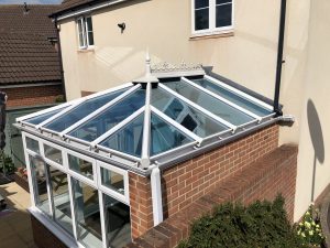 Glass Roof Orangery with Cresting and Finials