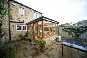 Edwardian Conservatory with Timber Look Frames
