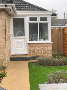 uPVC Door with Matching Casement Windows