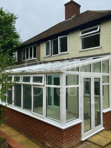 Lean-To Conservatory with Dwarf Wall
